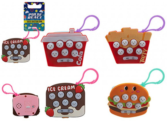 SOFT PVC ELECTRONIC GAME CLIP
4 ASSORTED Food