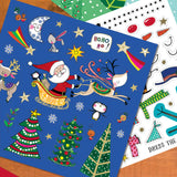 Christmas Scene And Colouring Book