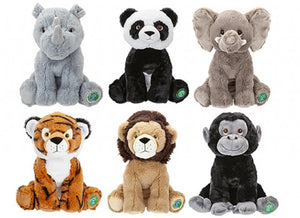 Gosh Eco 100% Recycled 11 Inch Cuddly Wildlife Animal. 6 to choose from