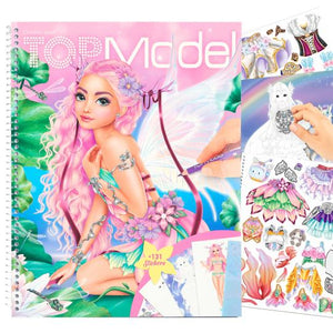 Depesche Create Your TOPModel Fantasy Colouring Book 412147