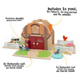 Jumini Home Farm Barn Set (incl animals) Age From 12 Months