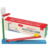 Wooden tabletop basketball game