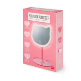 Legami Make-up Mirror with Light - You Look Purrfect!