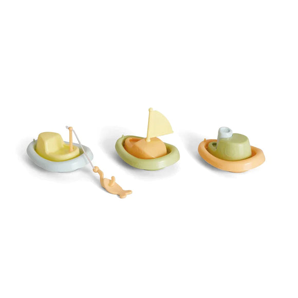 Viking Toys Ecoline - Bath Boat Trio Made From Sugar Cane Age From 1 Years