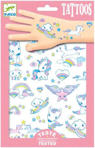 Djeco DJ09575 Unicorn Tattoo Age 3+