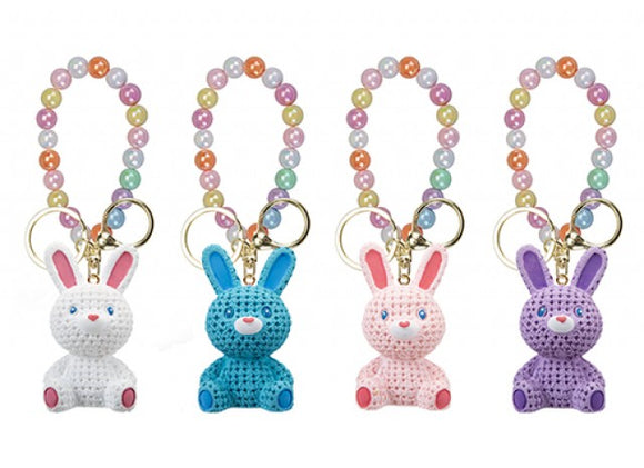 RABBIT BEADS KEYCHAIN
4 ASSORTED