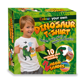 Fun Box Colour Your Own T Shirt Dinosaur Age 3-6 Years