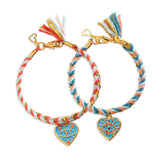 Djeco DJ00019 JEWELLERY CRAFT SET - HEARTS BRACELETS