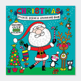 Christmas Scene And Colouring Book