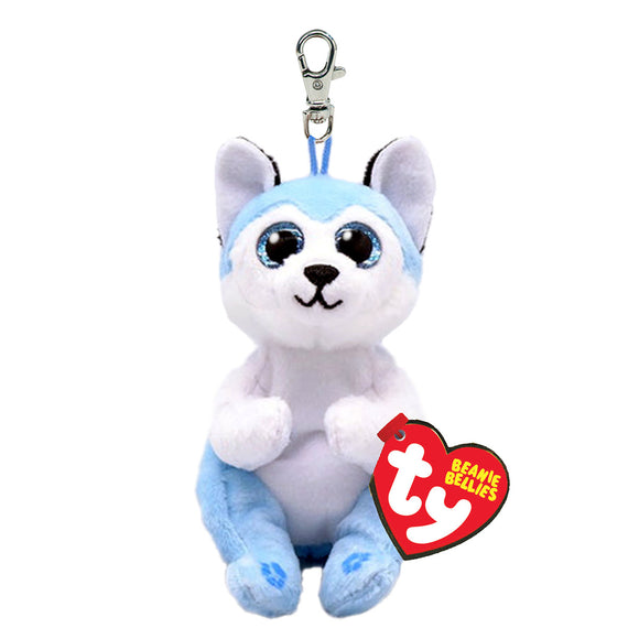 Ty Thunder Husky Beanie Belly Key Clip