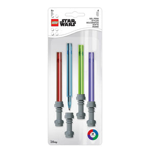 LEGO Lightsaber Gel Pen 4 Pack