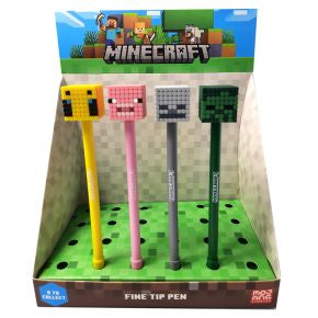 Minecraft Topper Pen (Pig/Bee/Zombie/Skeleton)