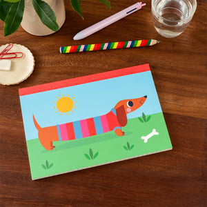 Rex London A5 notebook - Sausage Dog