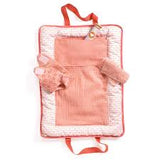 DJ07850 PINK PEAK DOLL CHANGING BAG SET FROM POMEA BY DJECO Age 2+