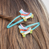 Rex Of London Roller Skate Glitter Hair Clips