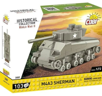 Cobi 3089 Historical Collection World War 11￼ M4A3 Sherman