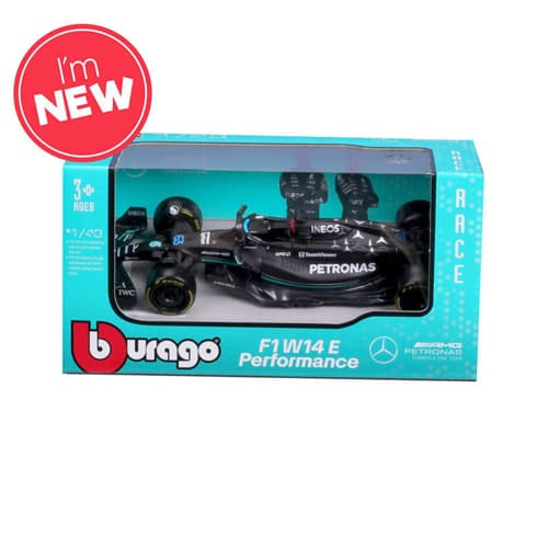 Burago 1:43 F1 MB W14 2023 HAMILTON IN DISPENSER