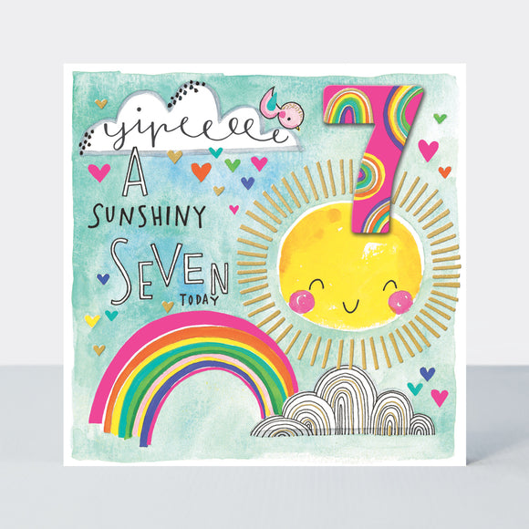 CHATTERBOX – HAPPY BIRTHDAY – A SUNSHINY 7 TODAY RAINBOWS
