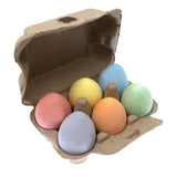 Coloured Chalk Eggs (box of 6)