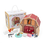 Jumini Home Farm Barn Set (incl animals) Age From 12 Months