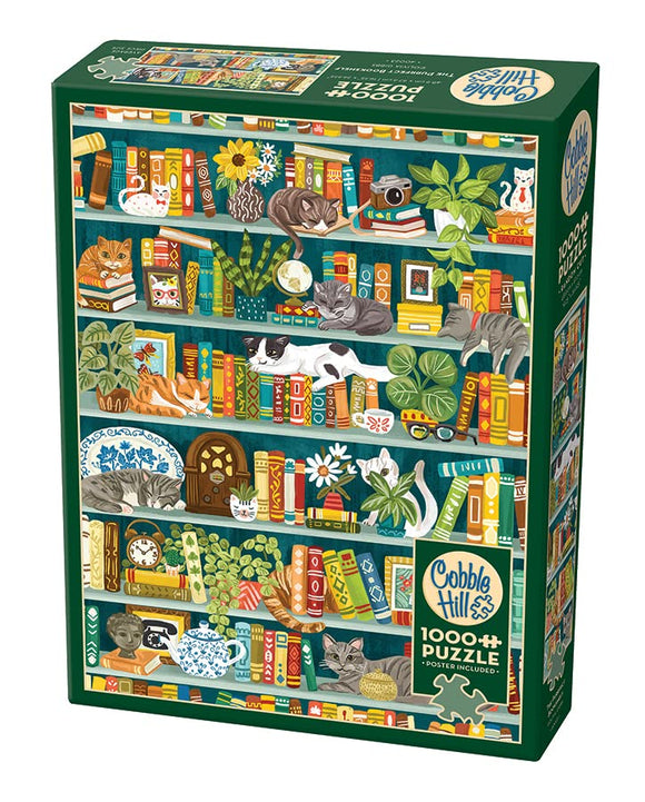 Cobble Hill 1000 Piece Puzzle The Purfect Bookshelf