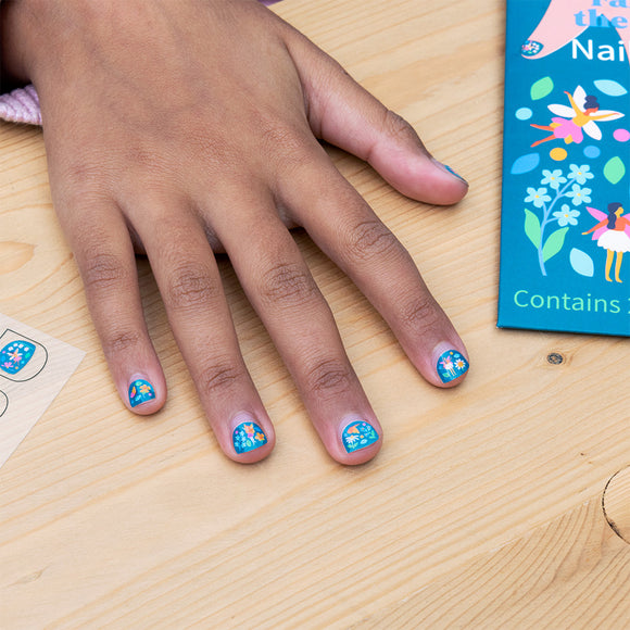 Children's nail stickers (pack of 25) - Fairies in the Garden