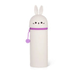 Legami Bunny "Don't Worry Be Hoppy" 2-in-1 Silicone Pencil Case
