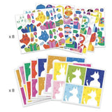 Djeco DJ09371 Age 5-99 Years Djeco Inspired By - Totally Pop (Andy Warhol) - A Collage Activity