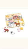 Speedy Monkey Jumbo Farm Wooden Chunky Puzzle Age 1-3