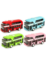 City Bus Pull Back Action Toy