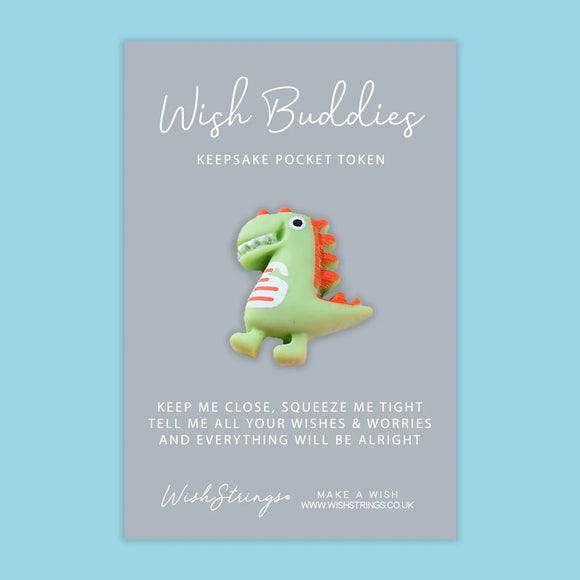 Dinosaur - WishBuddies - Pocket Hug Token Age From 3 To Adult