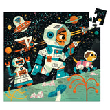 Djeco DJ07291 SPACE STATION 54PCS SILHOUETTE PUZZLE BY DJECO