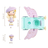 Djeco DJ06939 Tinyly Jil Tinycar - Gifts for 4 Year Old Girl +