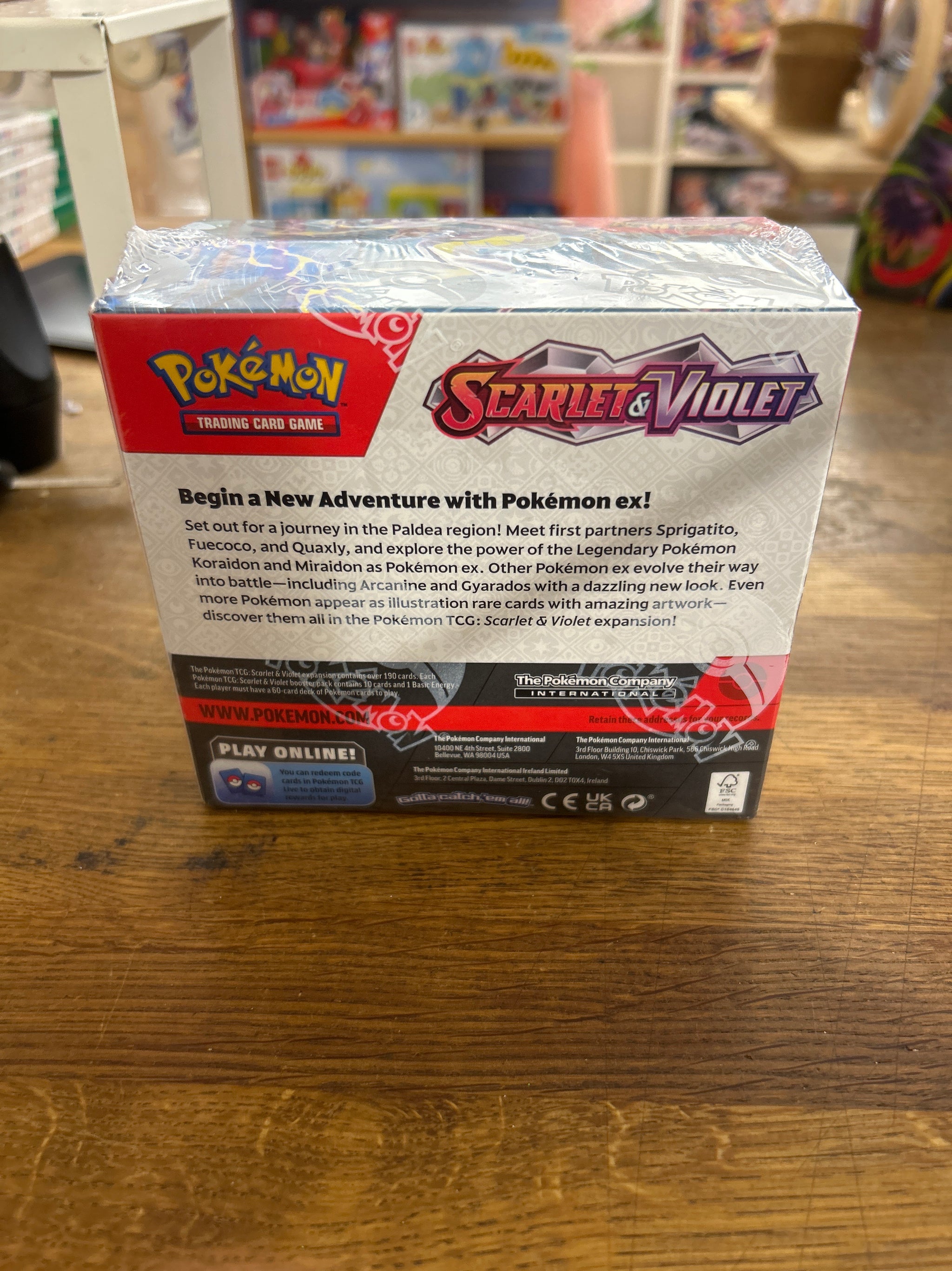 scarlet and violet booster box uk Pokémon Scarlet & Violet 1 Booster CDU 36 packs. Sealed and UK stock – Toy- Box@hants