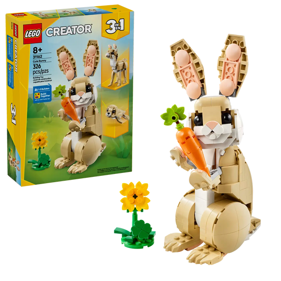 Lego Creator 3 In 1 31162 Cute Bunny Age 8+