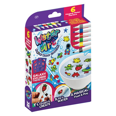 Water Art Themed 6 Pack – Galaxy Explorers Age 3+