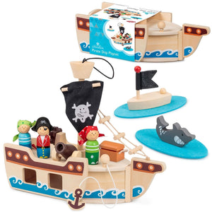 Wooden Pirate Boat Age 3+