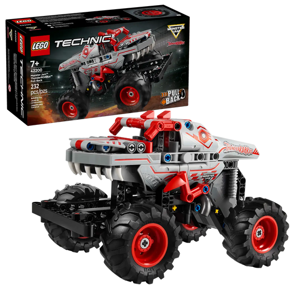 Lego Technic 42200 Monster Jam ThunderROARus Pull Back Age 7+