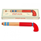 Traditional wooden pop-gun