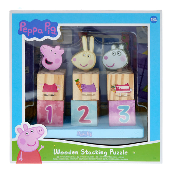 Peppa Pig Wooden stacking Puzzle