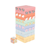 Farmyard animal tumbling tower (Jenga)