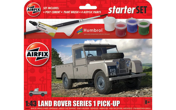 Airfix Starter Set - Land Rover Series 1 Pick Up