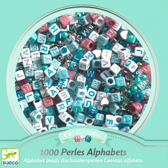 Djeco DJ00030 Alphabet Beads Age 5-10