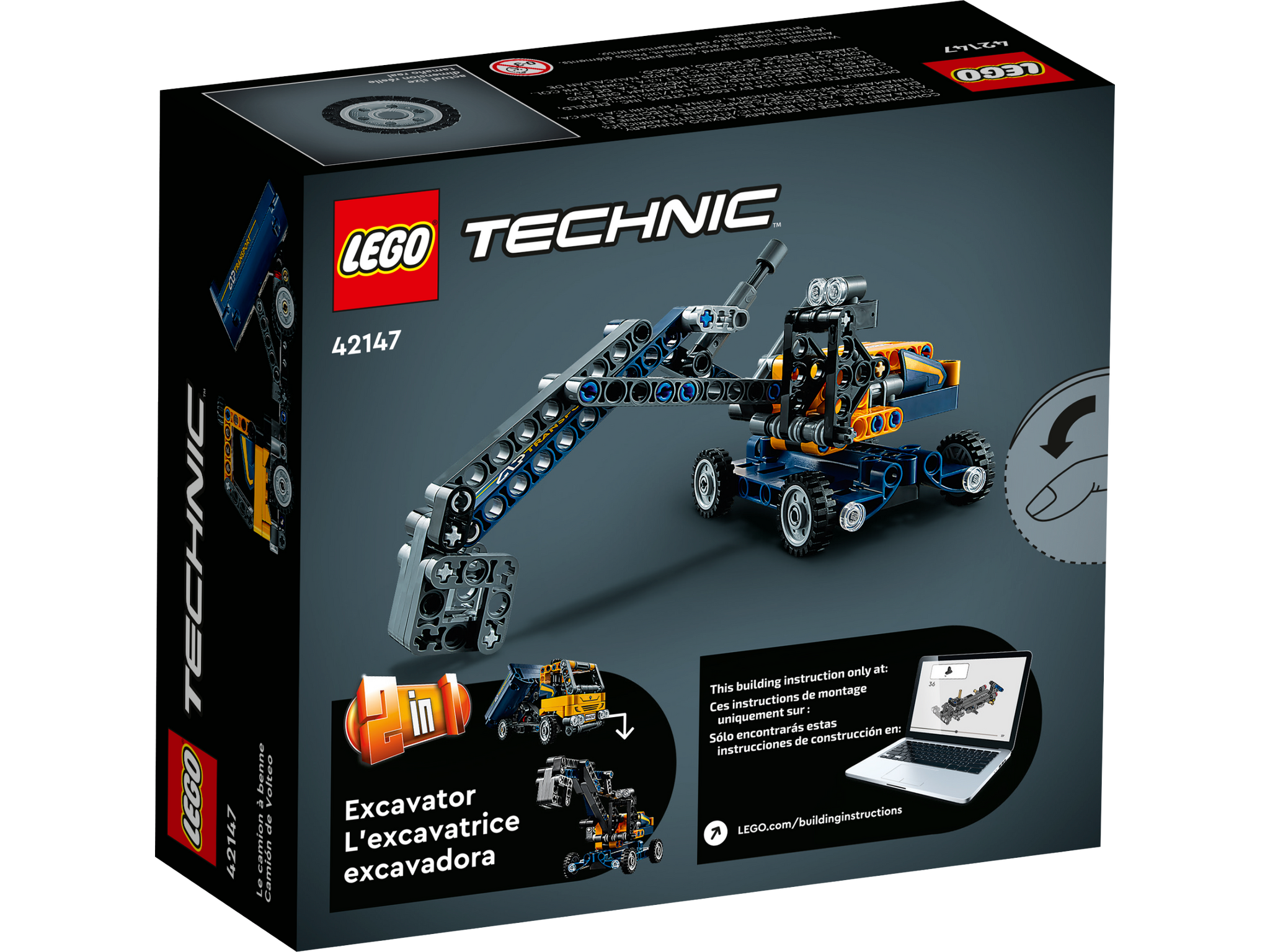 Lego Technic 42147 Dump Truck Age 7+ – Toy-Box@hants