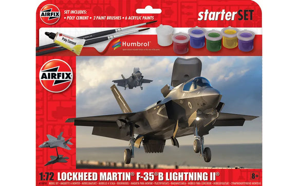 Airfix Starter Set 1.72 Lockheed Martin F35 B Lightning 11