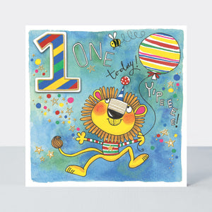 CHATTERBOX – AGE 1 LION WITH BALLOON