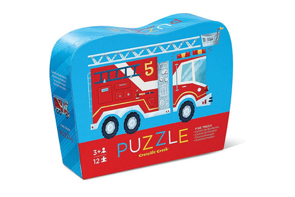 Crocodile Creek 12 Piece Puzzle Fire Truck Age 2+