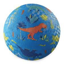 Crocodile Creek Playball 13cm 5 inches Dinosaur Blue Ball