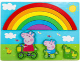 Peppa Pig 3D Wooden Rainbow Puzzle Age 3+
