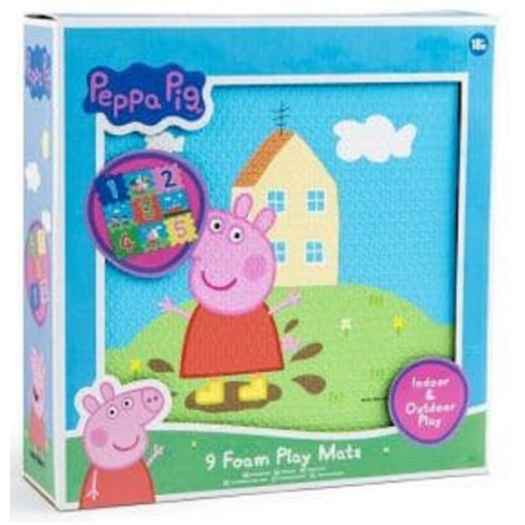 Peppa Pig 9 Foam Play Mats Age 18+